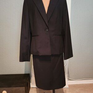 Jones New York Black Skirt & Blazer Suit